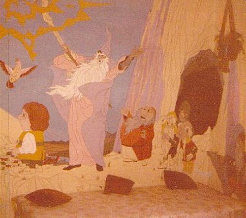 Grass Valley Hobbit Mural 1981